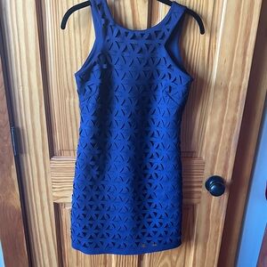 Elegant Navy Blue Sleeveless Dress Lilly Pulitzer XS